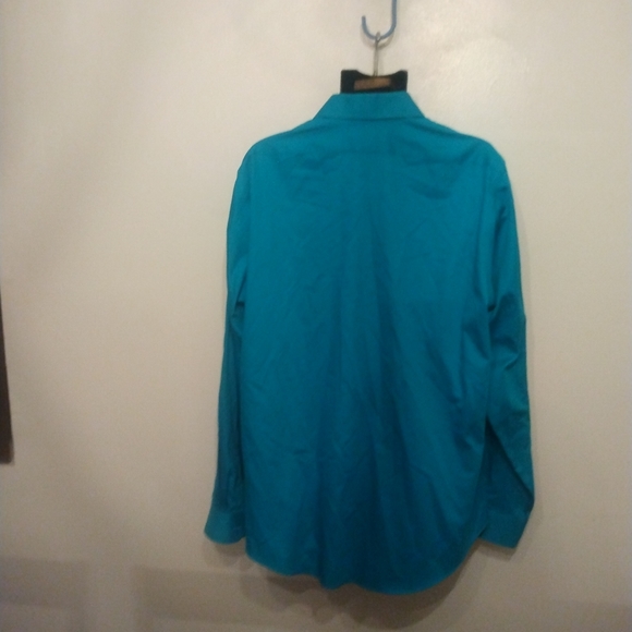 Van Heusen turquoise men's shirt - Picture 2 of 3